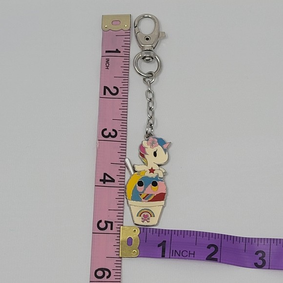 Tokidoki Keychain Buffet Shaved Ice SnowCone Rainbow Unicorno Stellina - Picture 4 of 7